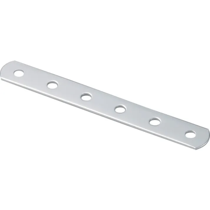 【CAINZ-DASH】トラスコ中山 ジョイント金具19型フラット クロム 長さ150 穴数6 TK19-F6C【別送品】
