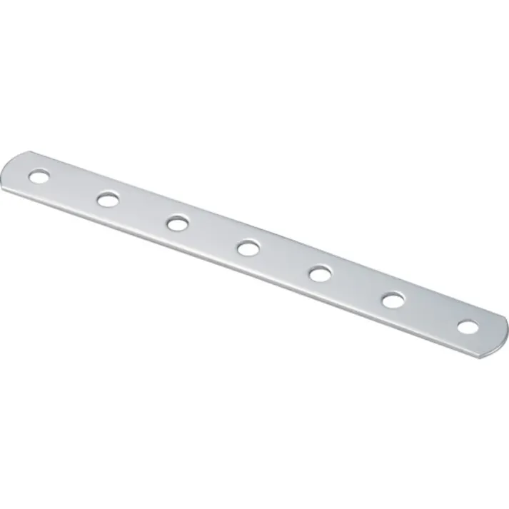 【CAINZ-DASH】トラスコ中山 ジョイント金具19型フラット クロム 長さ175 穴数7 TK19-F7C【別送品】
