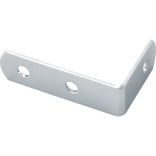 【CAINZ-DASH】トラスコ中山 ジョイント金具１９型Ｌ　クロム　寸法６４Ｘ３９　穴数３ TK19-L3C【別送品】