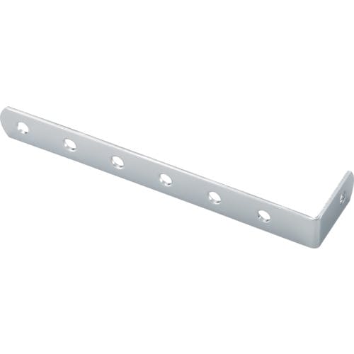 【CAINZ-DASH】トラスコ中山 ジョイント金具１９型Ｌ　クロム　寸法１６４Ｘ３９　穴数７ TK19-L7C【別送品】