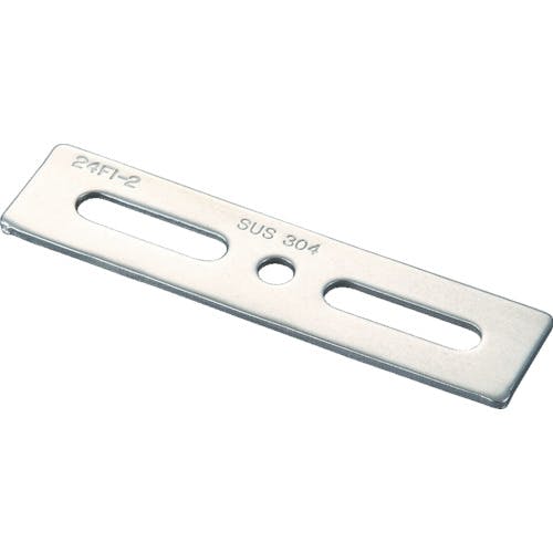 【CAINZ-DASH】トラスコ中山 ジョイント金具２４型フラット　クロム　寸法１００　穴数３ TK24-F2C【別送品】