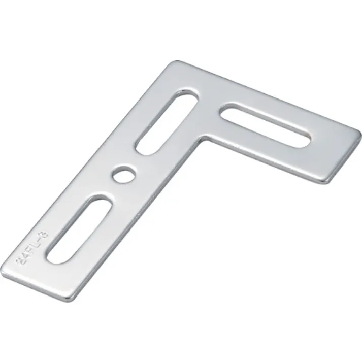 【CAINZ-DASH】トラスコ中山 ジョイント金具24型フラット クロム 寸法100X65 穴数4 TK24-FL3C【別送品】