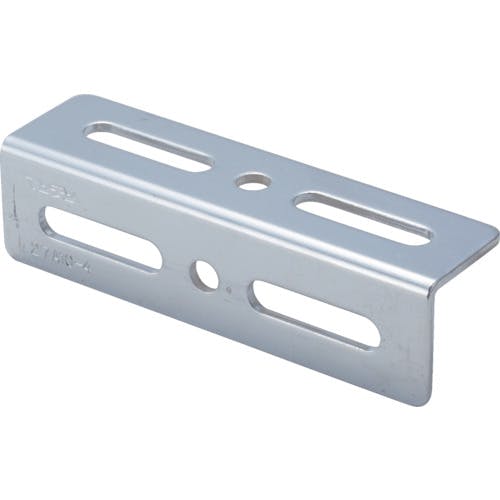 【CAINZ-DASH】トラスコ中山 ジョイント金具２７型Ｌ　クロム　寸法１００Ｘ２７　穴数６ TK27-L4C【別送品】