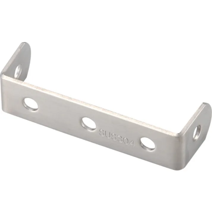 【CAINZ-DASH】トラスコ中山 ジョイント金具19型U ステンレス 寸法77X27 穴数5 TK19-U5S【別送品】