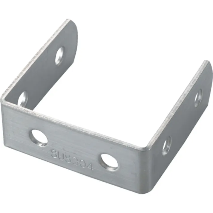 【CAINZ-DASH】トラスコ中山 ジョイント金具19型U ステンレス 寸法52X52 穴数6 TK19-U6AS【別送品】