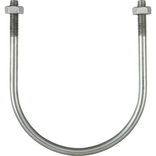 トラスコ中山 SGP用Uボルト SUS304 呼び径100A ねじ径W3/8 TSGP-BT100A-S 配管支持金具 トラスコ中山 SGP用Uボルト SUS304 呼び径100A ねじ径W3/8 TSGP-BT100A-S 配管支持金具