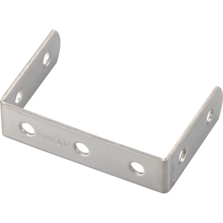 【CAINZ-DASH】トラスコ中山 ジョイント金具19型U ステンレス 寸法77X52 穴数7 TK19-U7AS【別送品】