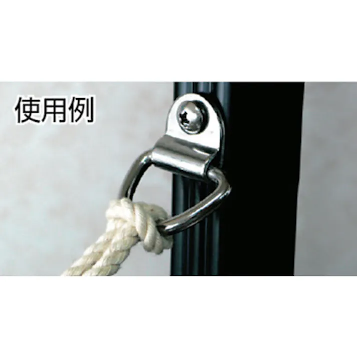 【CAINZ-DASH】トラスコ中山 グランドフック ステンレス製 A型 4mm 2個入 TGF-A4【別送品】