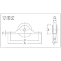 【CAINZ-DASH】トラスコ中山 ベアリング戸車（木製建具用）　平型（平板枠）　Φ３０　（２個入） THS-25-30F【別送品】