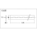 【CAINZ-DASH】トラスコ中山 ユニクロ長蝶番　厚さ１．６ｍｍＸ幅３２ｍｍＸ全長４５０ｍｍ THN-1632-450【別送品】