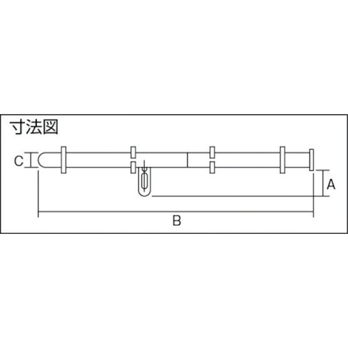 【CAINZ-DASH】トラスコ中山 丸棒貫抜　溶接用・ステンレス製　３００ｍｍ TKY-300S【別送品】