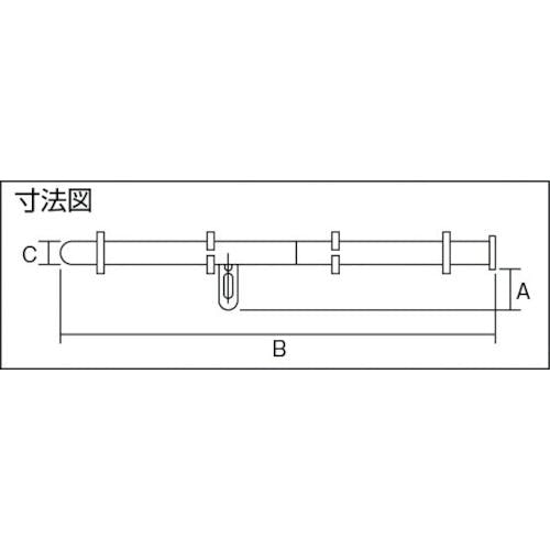 CAINZ-DASH】トラスコ中山 丸棒貫抜 溶接用・ステンレス製 ４５０ｍｍ