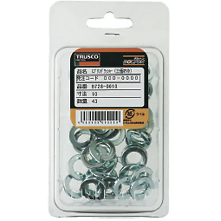 【CAINZ-DASH】トラスコ中山 スプリングワッシャー 三価白 M3 388個入 B728-0003【別送品】