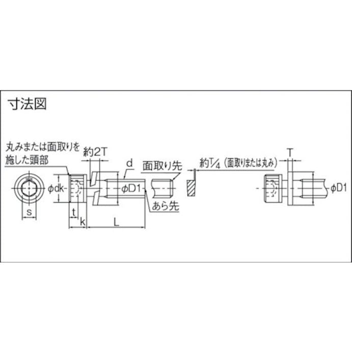 【CAINZ-DASH】トラスコ中山 座金組込六角穴付ボルト　Ｐ＝３　ステンレス　Ｍ４×２０　１５本入　（座金組込みキャップボルト　ばね座金＋ＪＩＳワッシャー付き） B078-0420【別送品】