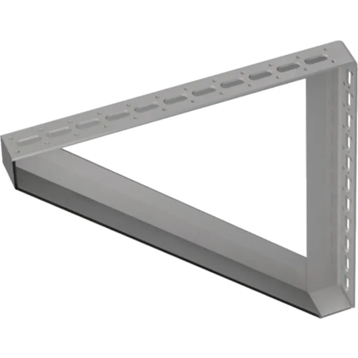 【CAINZ-DASH】トラスコ中山 配管支持用対面兼用三角ブラケット スチール 360X360 TKL4-SB360-U【別送品】