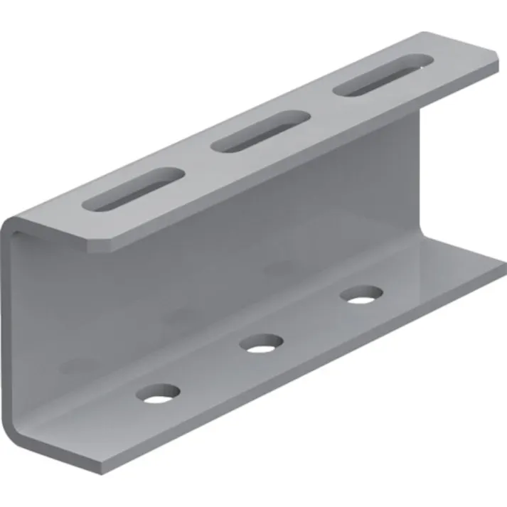 【CAINZ-DASH】トラスコ中山 配管支持用チャンネルブラケット 75型 スチール L200 TKC7-WB020-U【別送品】