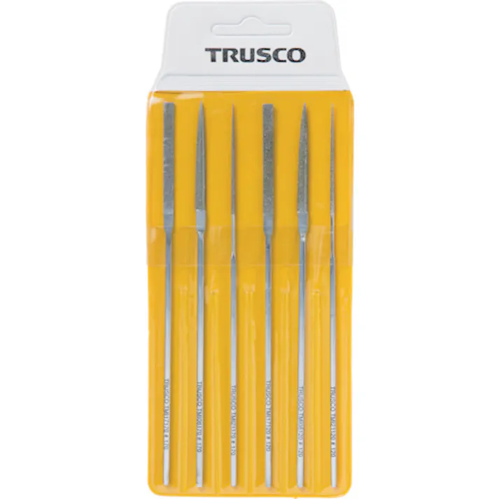 【CAINZ-DASH】トラスコ中山 ダイヤモンドミニヤスリ 平・半丸・丸 6本組セット TMIS1【別送品】