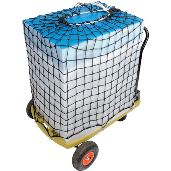 【CAINZ-DASH】トラスコ中山 台車用荷崩れ防止ネット ホーミータイ 1200×900 ブラック HMT-90【別送品】