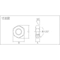 【CAINZ-DASH】トラスコ中山 六角ナット３種　三価白　Ｍ１４×２．０　５個入 B756-0014【別送品】