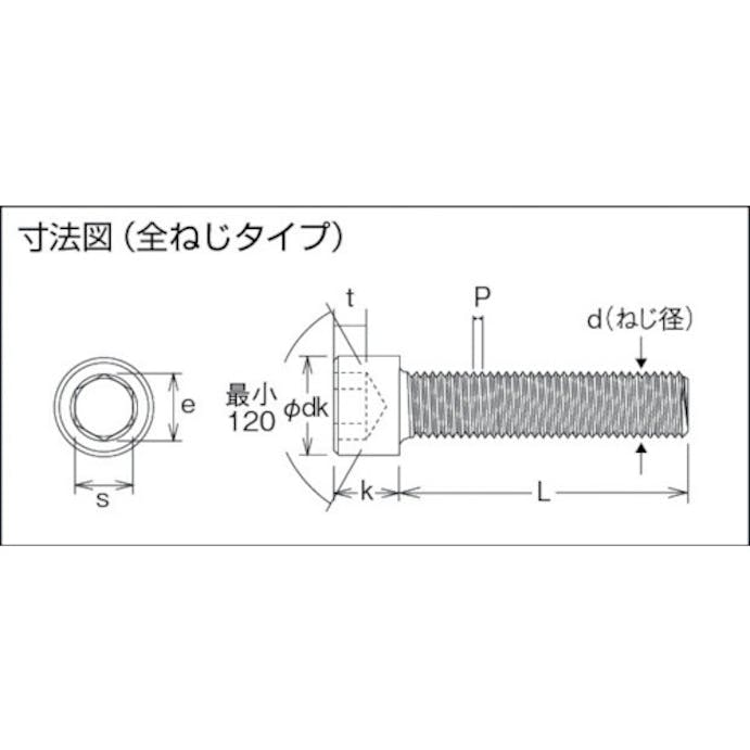 【CAINZ-DASH】トラスコ中山 六角穴付ボルト　三価白　全ネジ　Ｍ４×２０　３１本入　／キャップボルト（ＣＡＰ） B730-0420【別送品】