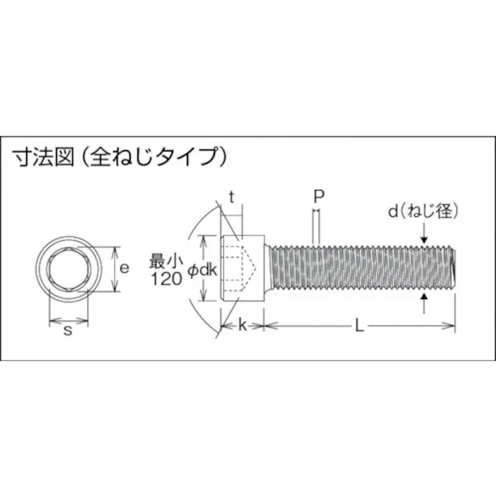 【CAINZ-DASH】トラスコ中山 六角穴付ボルト 三価白 全ネジ M3×15 35本入 /キャップボルト(CAP) B730-0315【別送品】
