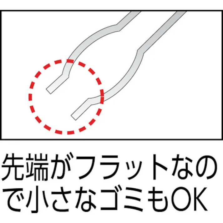 【CAINZ-DASH】トラスコ中山 ゴミはさみ 450mm TDT-450【別送品】