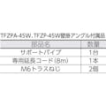 【CAINZ-DASH】トラスコ中山 全閉式アルミハネ工場扇　ゼフィール　壁掛けタイプ TFZPA-45W【別送品】