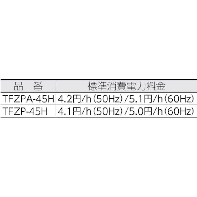 【CAINZ-DASH】トラスコ中山 全閉式アルミハネ工場扇　ゼフィール　ハンガータイプ（ブラック） TFZPA-45H-BK【別送品】