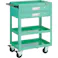 【CAINZ-DASH】トラスコ中山 ツールワゴン イーグルワゴン 600X400 引出付 4輪自在 ヤンググリーン EGW-963V2J-YG【別送品】