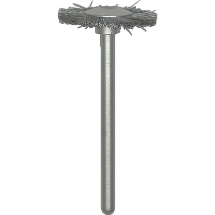 【CAINZ-DASH】トラスコ中山 平型ブラシ ステンレス 線0.08X外径Φ20X軸Φ3 203H-14【別送品】