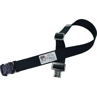 【CAINZ-DASH】トラスコ中山 胴ベルト用替ベルト 幅50mmX長さ1200mm ブラック ワンタッチバックル付 TSB-SOTA-BK【別送品】