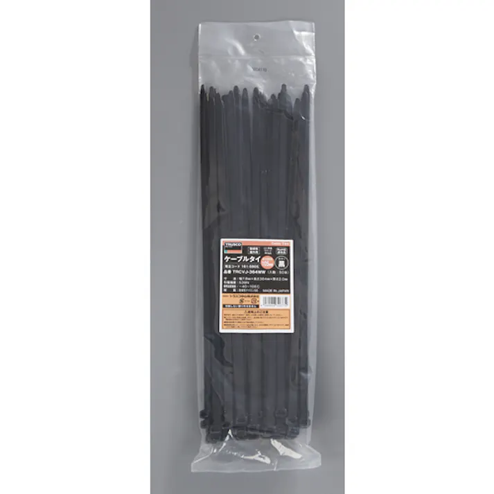 【CAINZ-DASH】トラスコ中山 ケーブルタイ 幅7.8mmX364mm 最大結束Φ105 耐候性 50本入 TRCVJ-364WW【別送品】