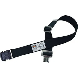 【CAINZ-DASH】トラスコ中山 胴ベルト用替ベルト 幅50mmX長さ1400mm ワンタッチバックル ブラック TSB-SOTA-L-BK【別送品】