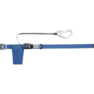 【CAINZ-DASH】トラスコ中山 巻取式 胴ベルト型墜落制止用器具 幅50mmX長さ1400mm ブルー GR-590A-L-B【別送品】