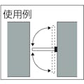 【CAINZ-DASH】トラスコ中山 ステンレス製自由蝶番　両開　全長６４ｍｍ　（２個入） FH64-SUS-B【別送品】