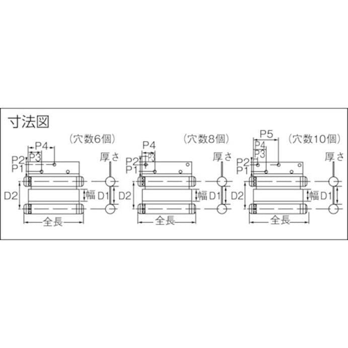 【CAINZ-DASH】トラスコ中山 ステンレス製自由蝶番　両開　全長６４ｍｍ　（２個入） FH64-SUS-B【別送品】