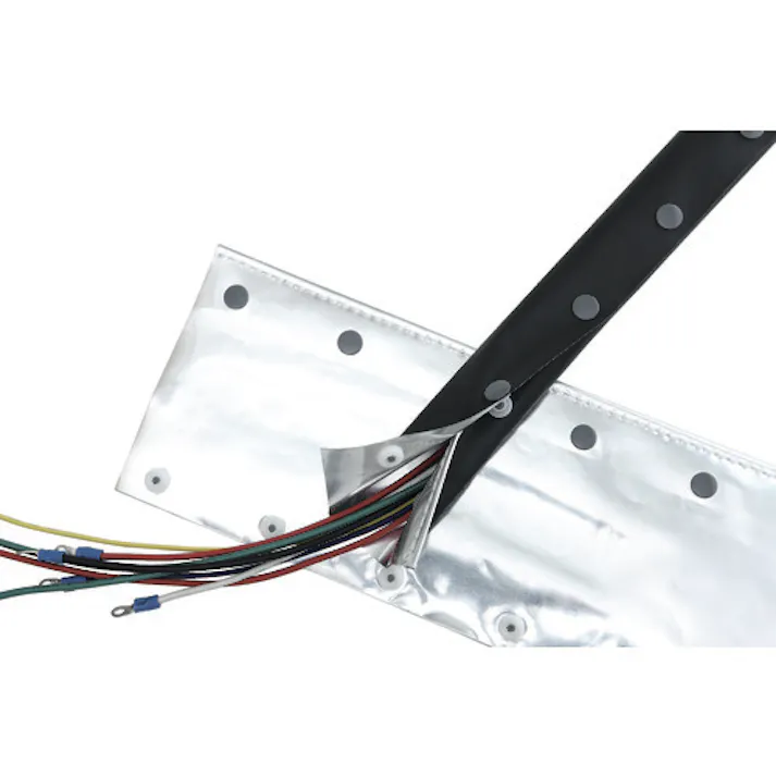 【CAINZ-DASH】トラスコ中山 電磁波シールド結束チューブ ホックタイプ 25Φ5m OTF-25-5-R2【別送品】