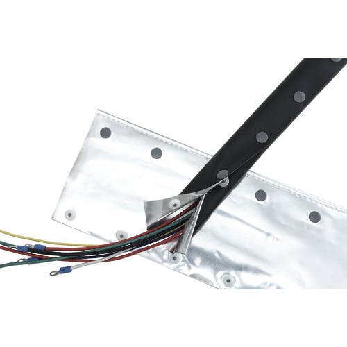 【CAINZ-DASH】トラスコ中山 電磁波シールド結束チューブ　ホックタイプ　１００Φ５ｍ OTF-100-5-R2【別送品】