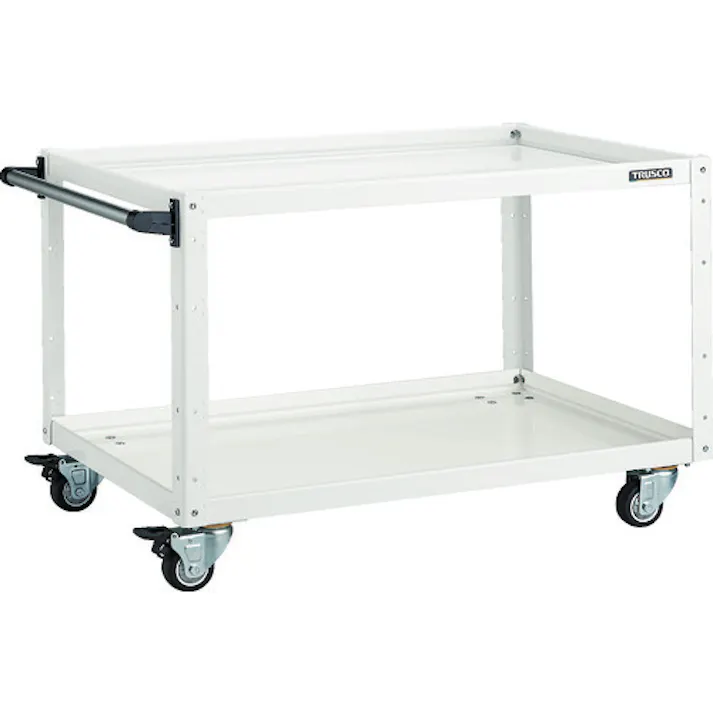 【CAINZ-DASH】トラスコ中山 ツールワゴン イーグルワゴン 600×400×H600 ウレタン4輪自在 ヤンググリーン EGW-662UJ-YG【別送品】