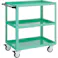 【CAINZ-DASH】トラスコ中山 ツールワゴン イーグルワゴン 750×500×H740 ウレタン4輪自在 ヤンググリーン EGW-773UJ-YG【別送品】