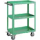 【CAINZ-DASH】トラスコ中山 ツールワゴン イーグルワゴン 600X400XH880 ウレタン車輪 ヤンググリーン EGW-963U-YG【別送品】