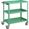 【CAINZ-DASH】トラスコ中山 ツールワゴン バーディワゴン 750X500XH880 ウレタン車輪 ヤンググリーン BDW-973U-YG【別送品】