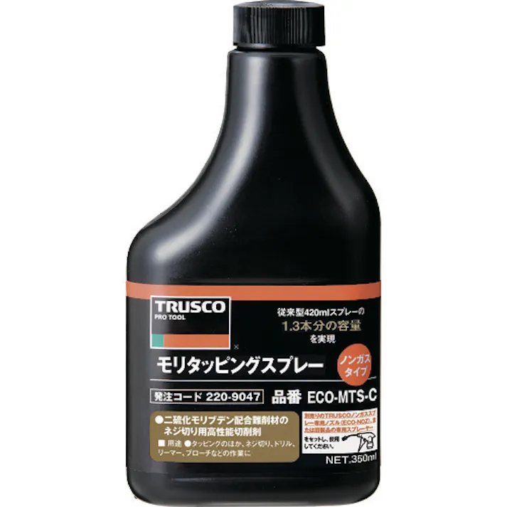 【CAINZ-DASH】トラスコ中山 モリタッピングノンガスタイプ 高性能切削用替ボトル 350ml ECO-MTS-C【別送品】