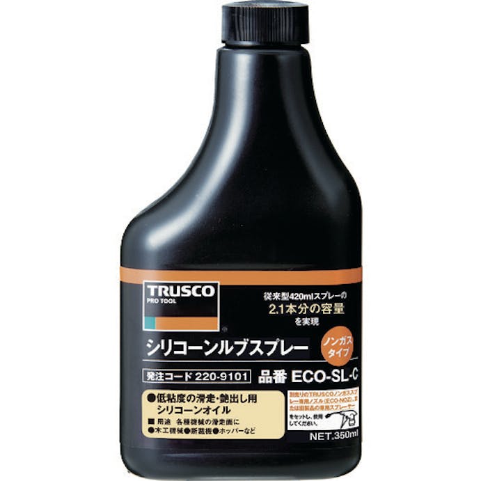 【CAINZ-DASH】トラスコ中山 αシリコンルブノンガスタイプ　替ボトル　３５０ｍｌ ECO-SL-C【別送品】