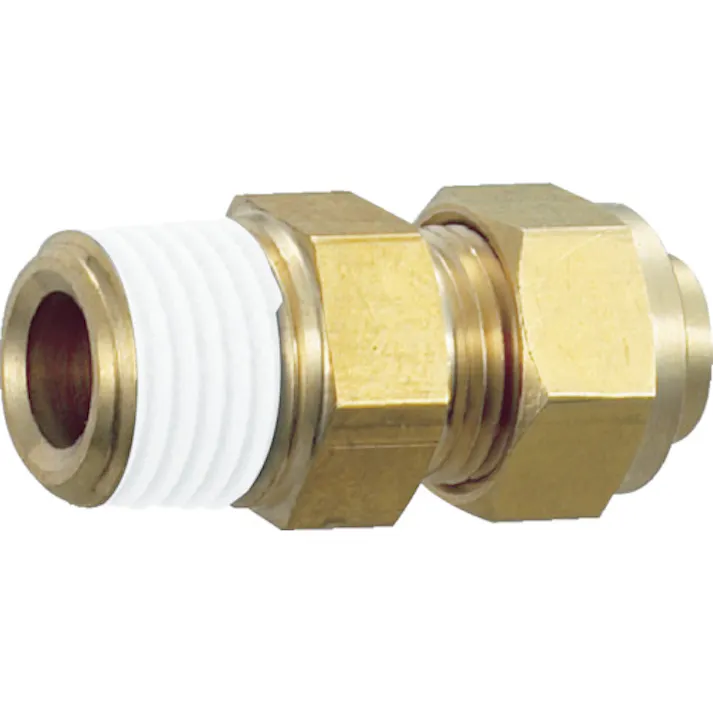 【CAINZ-DASH】トラスコ中山 クイックシール継手 コネクタ φ10 呼びR3/8 TSA-10-03C【別送品】