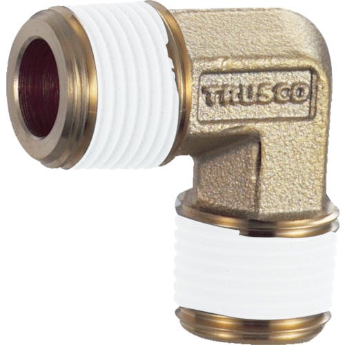 【CAINZ-DASH】トラスコ中山 ねじ込み継手　エルボ　Ｒ１／８ＸＲ１／８ TN-01L【別送品】