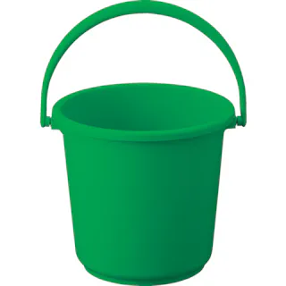 【CAINZ-DASH】トラスコ中山 PPカラーバケツ 10L 緑 TPPB-10-GN【別送品】