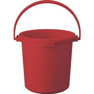 【CAINZ-DASH】トラスコ中山 PPカラーバケツ 22L 赤 TPPB-22-R【別送品】