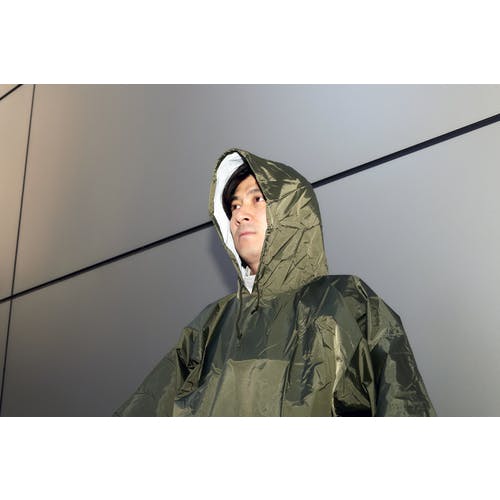 CAINZ-DASH】トラスコ中山 ポンチョ OD色 TRP-OD【別送品】 | 保護具