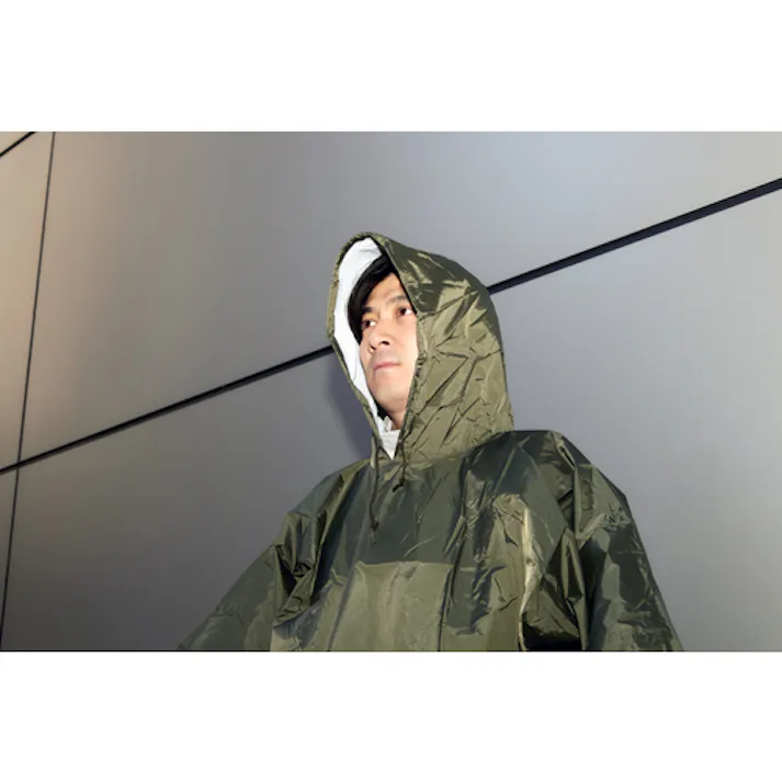 【CAINZ-DASH】トラスコ中山 ポンチョ OD色 TRP-OD【別送品】